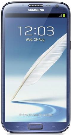 Смартфон Samsung Galaxy Note 2 GT-N7100 Blue - Гуково